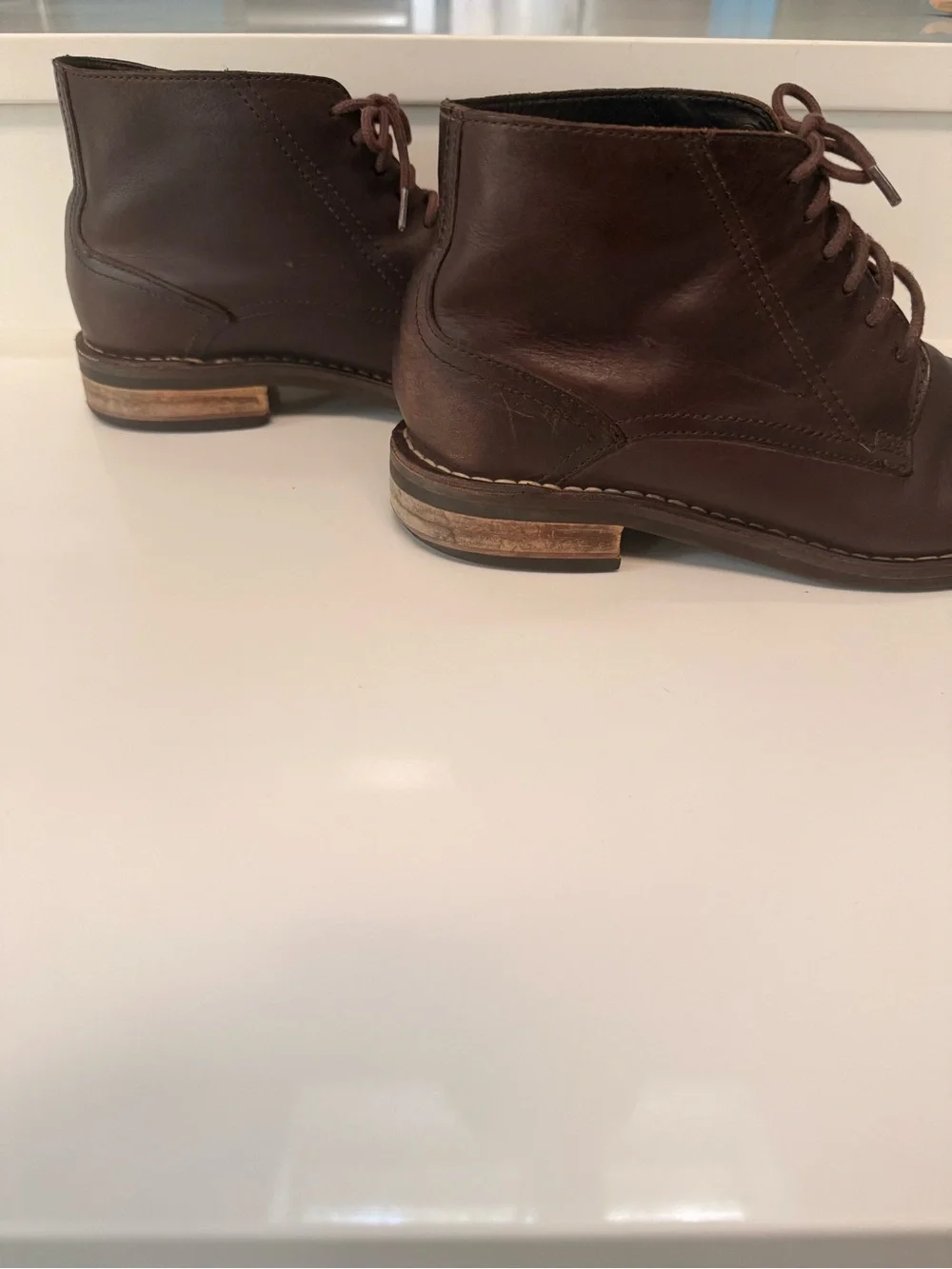 Cole Haan Brown Leather Chukka Boots